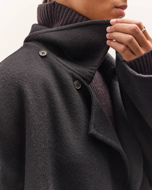 SEYA Double Face Chris Coat, Black
