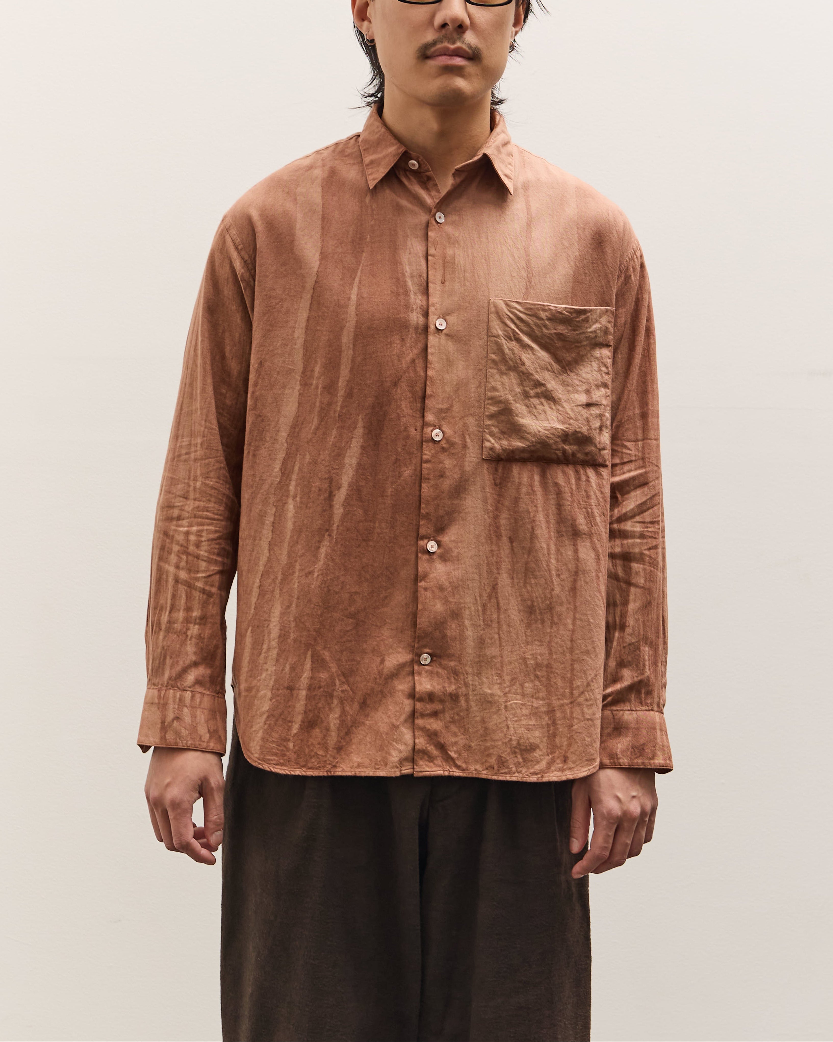 トップス seya. ETERNAL SHIRT FINE GRAINED TWEED seya. Eternal Shirt Unisex, Plum – Glasswing