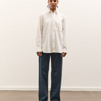 SEYA Frilled Shirt, White