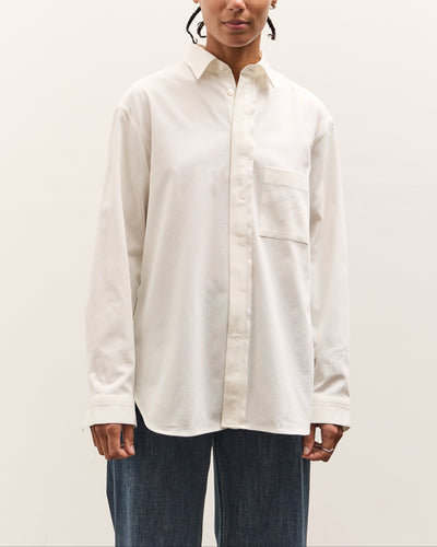 SEYA Frilled Shirt, White