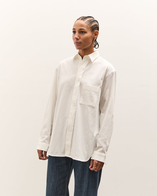 SEYA Frilled Shirt, White
