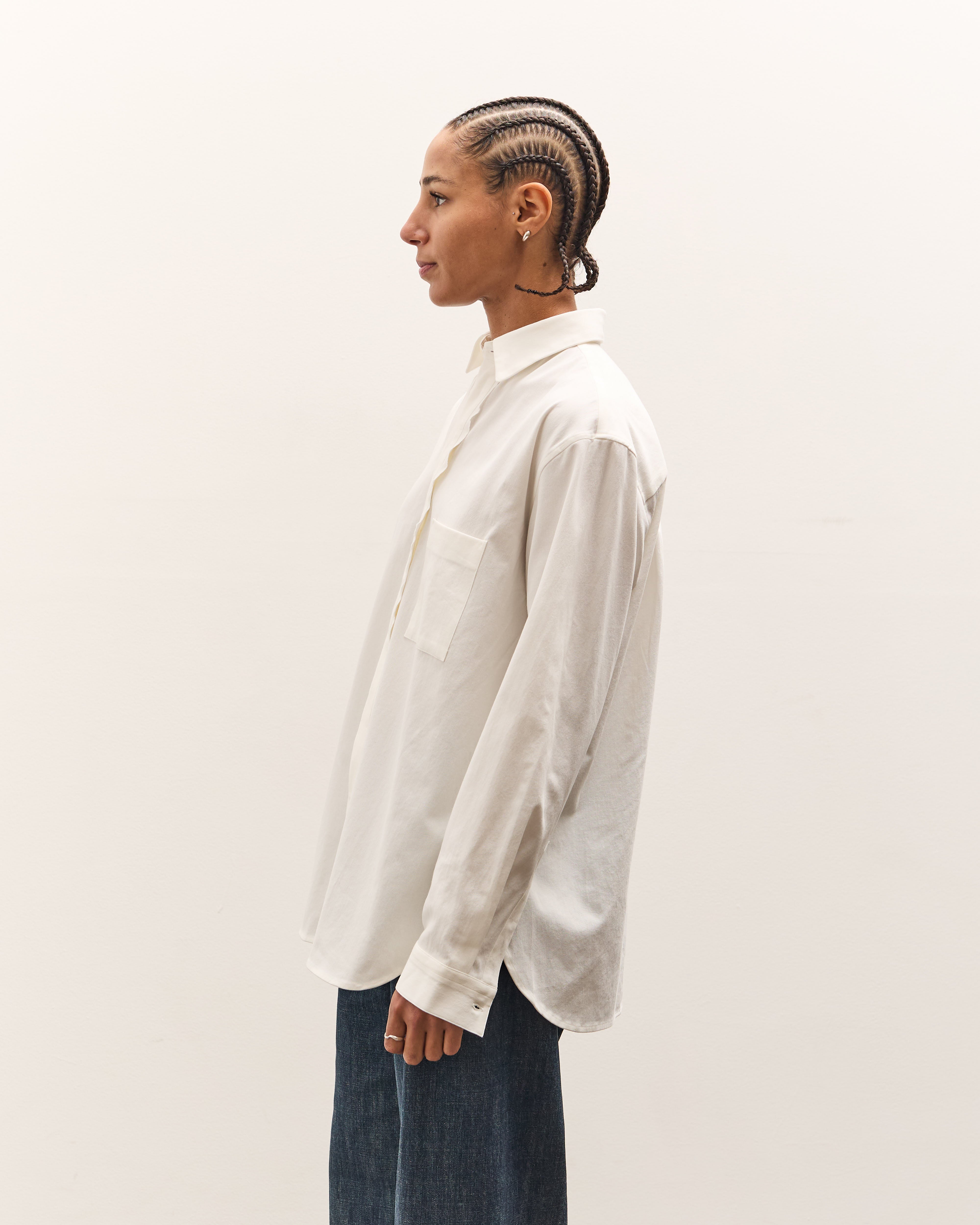 seya. Frilled Shirt, White – Glasswing