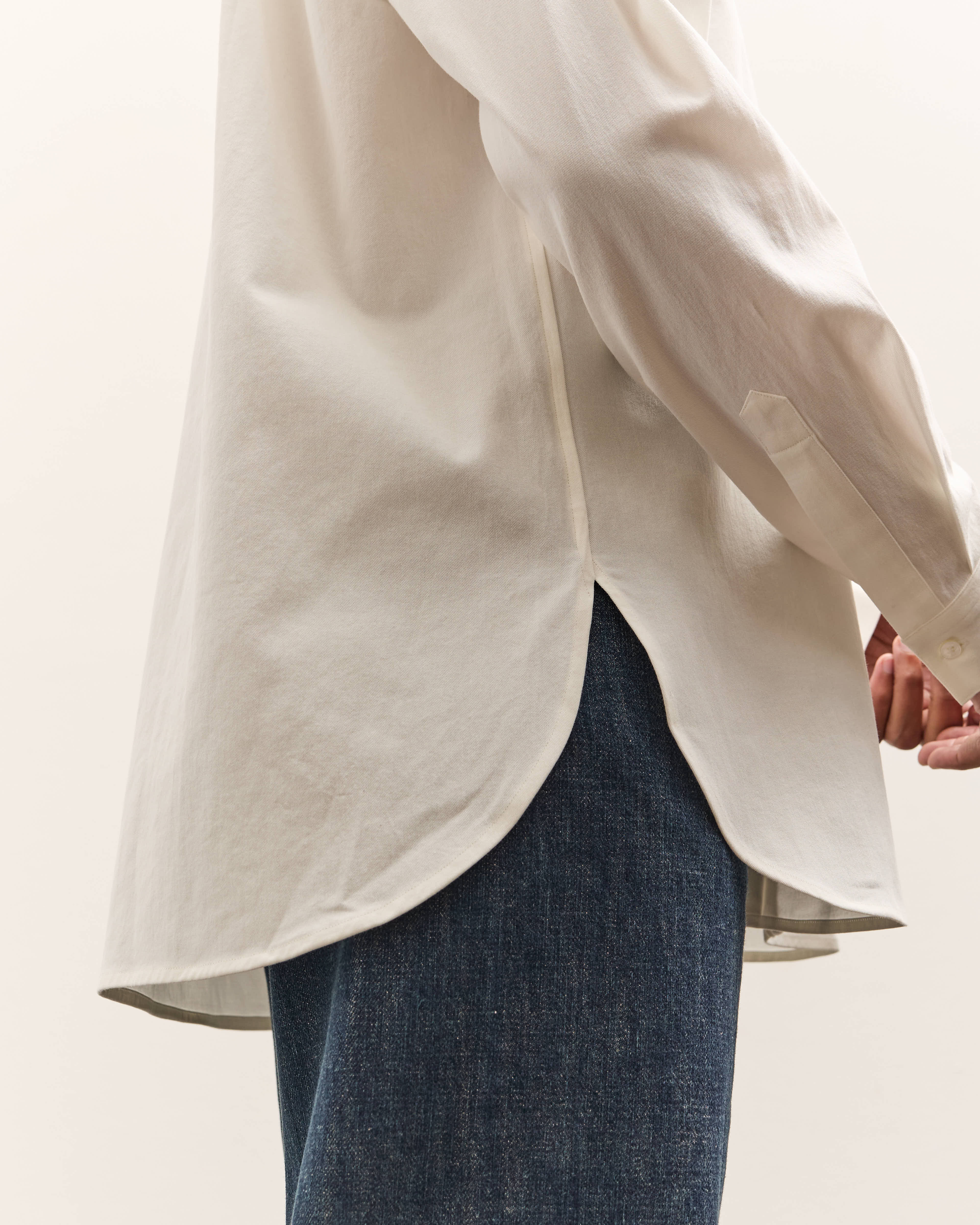 seya. Frilled Shirt, White – Glasswing