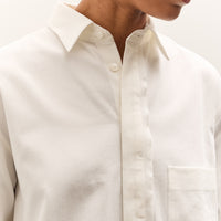 SEYA Frilled Shirt, White