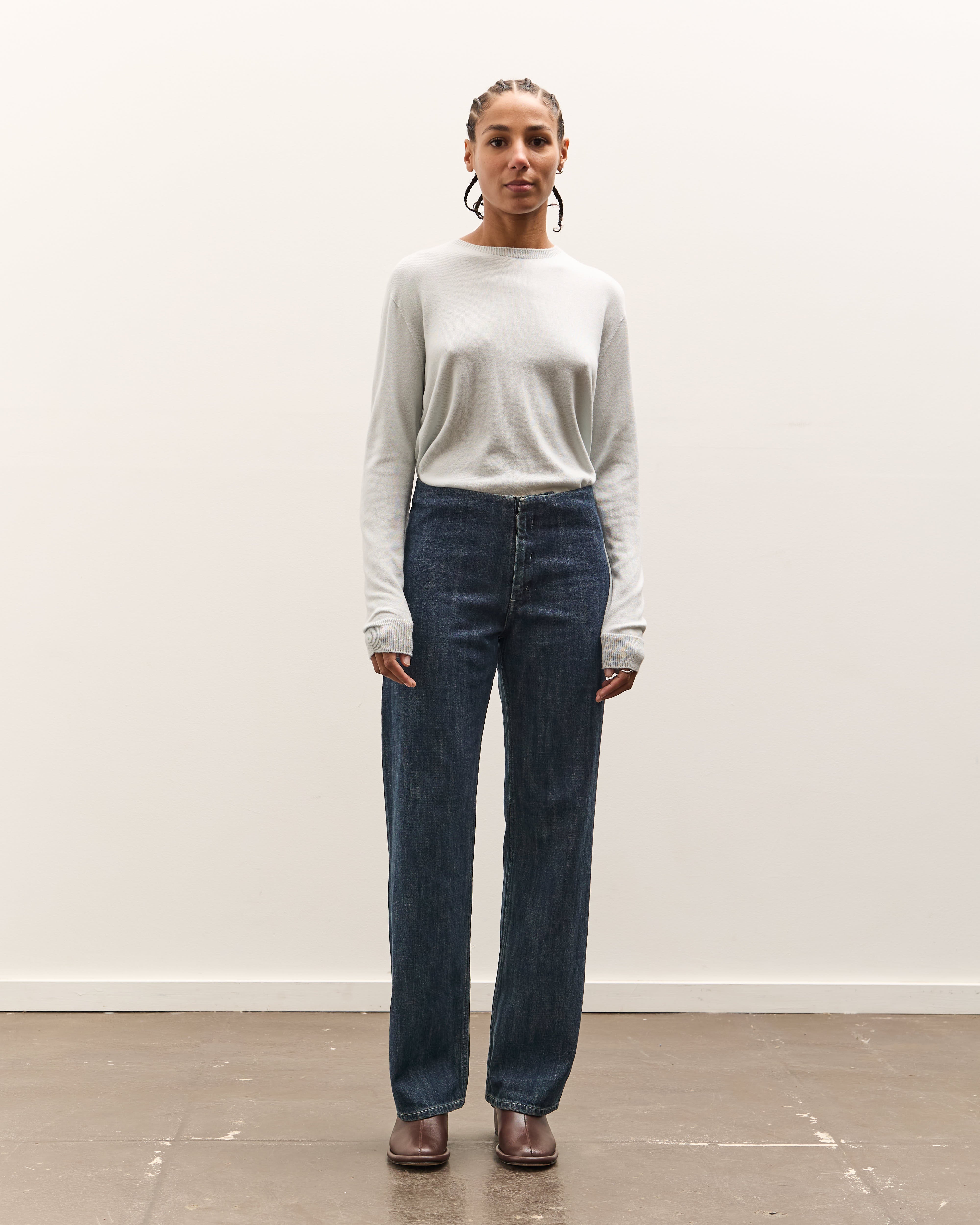 seya. Tofu Jeans, Faded Indigo – Glasswing