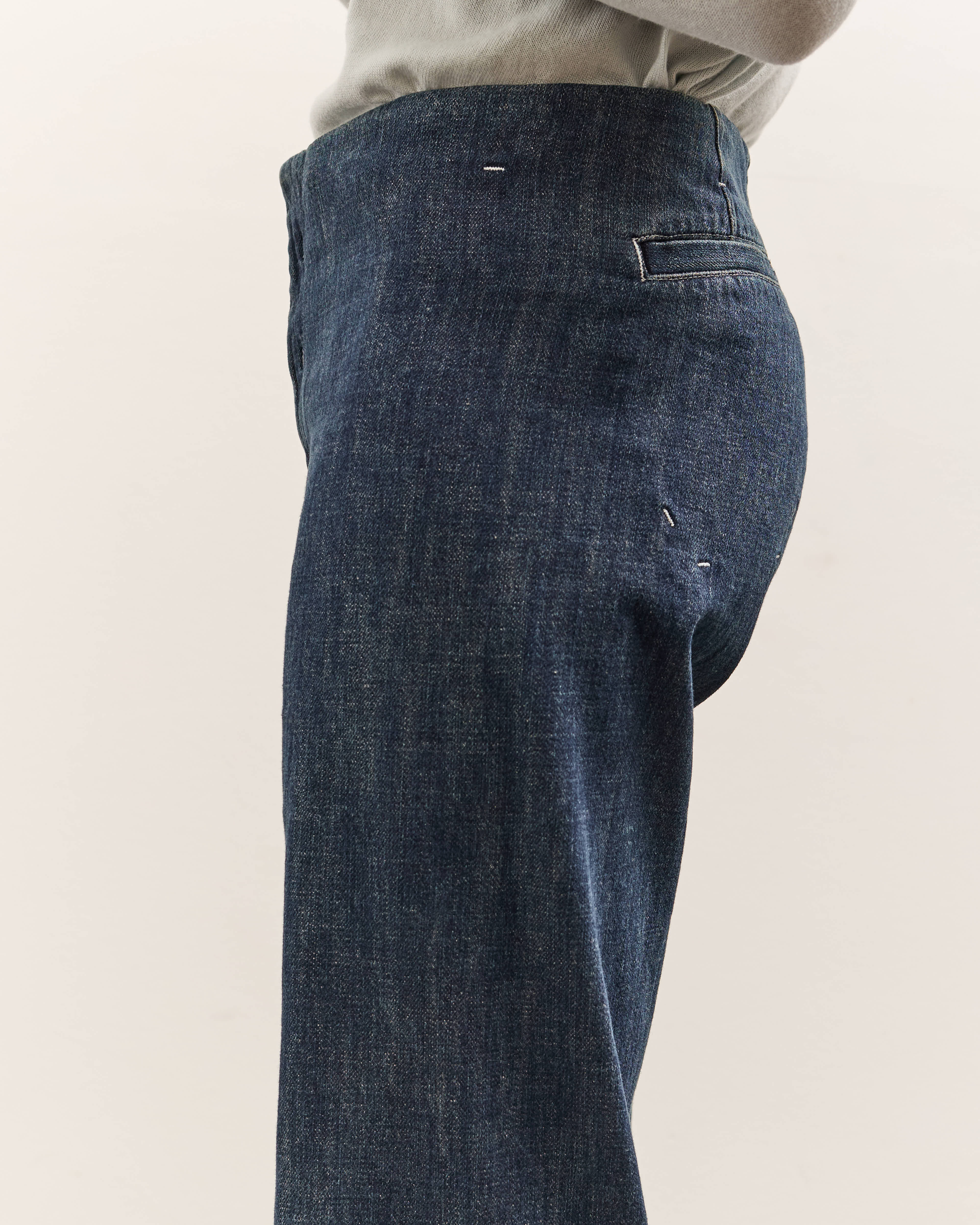 seya. Tofu Jeans, Faded Indigo – Glasswing