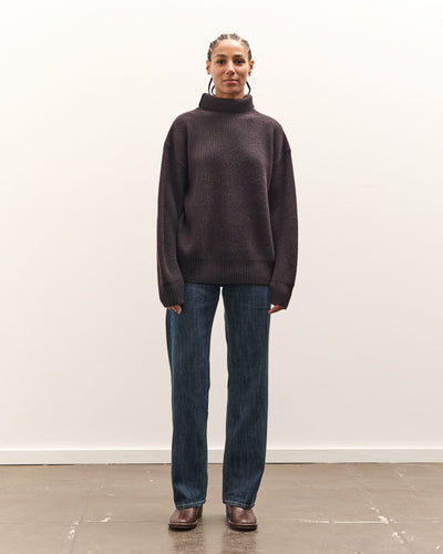 SEYA Turtle Kneck Cloud Sweater, Ebony Black