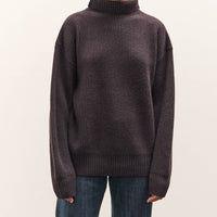 SEYA Turtle Kneck Cloud Sweater, Ebony Black