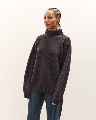 SEYA Turtle Kneck Cloud Sweater, Ebony Black