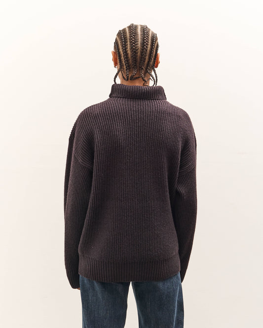 SEYA Turtle Kneck Cloud Sweater, Ebony Black