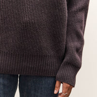 SEYA Turtle Kneck Cloud Sweater, Ebony Black