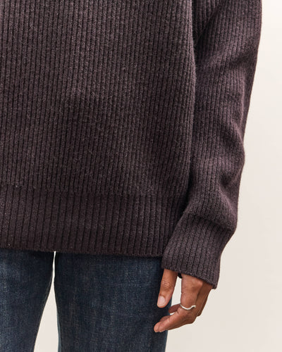 SEYA Turtle Kneck Cloud Sweater, Ebony Black