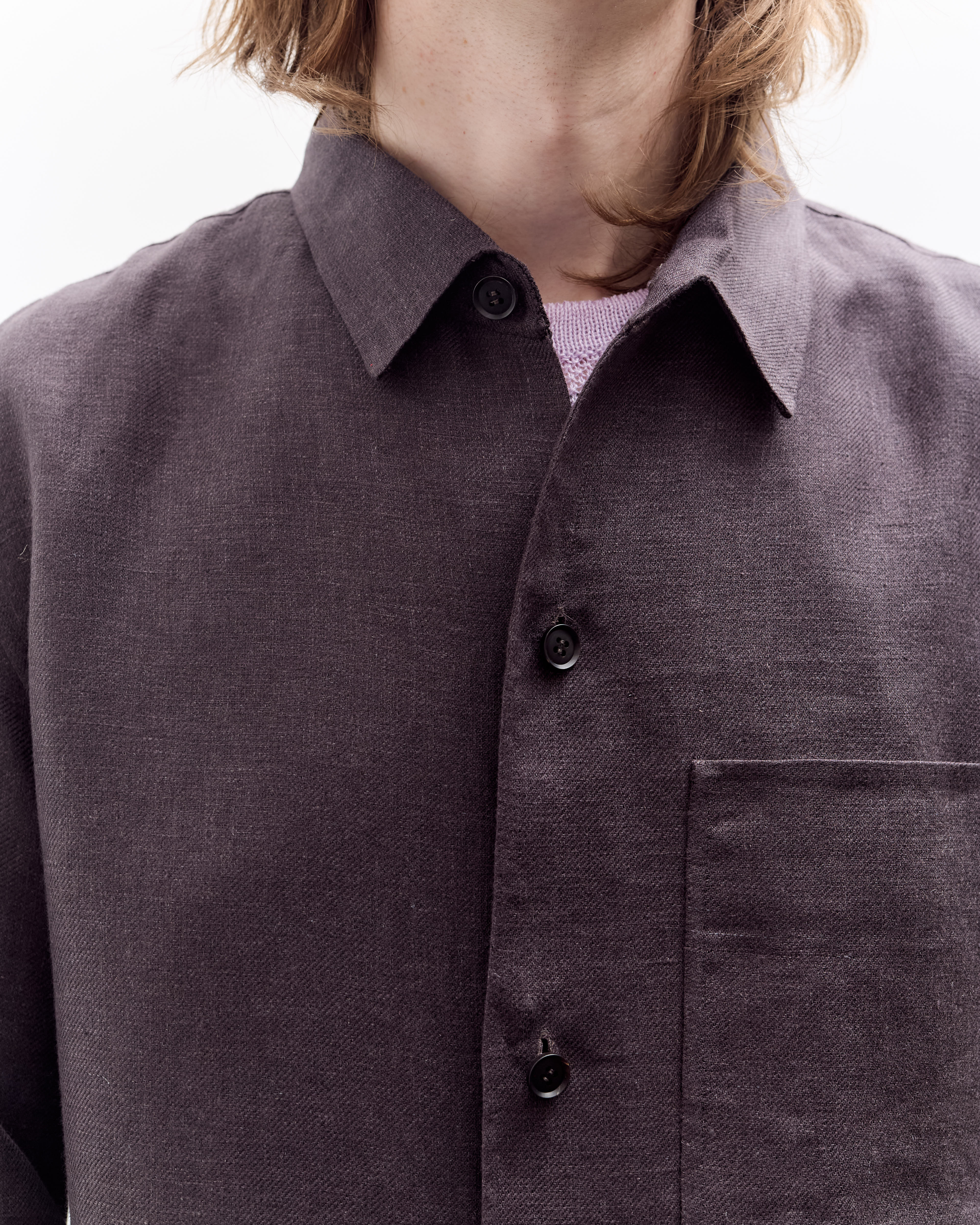 Seya Double Face Overshirt, Mud Indigo – Glasswing