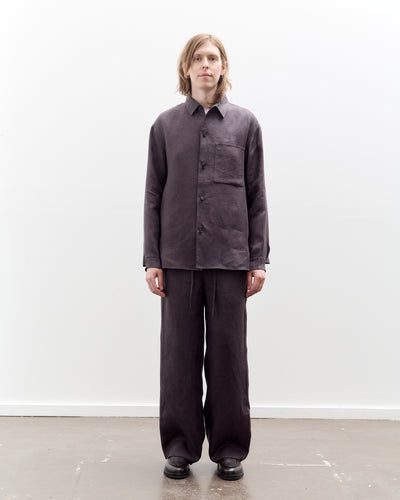 Seya Double Face Relax Fit Pants, Mud Indigo