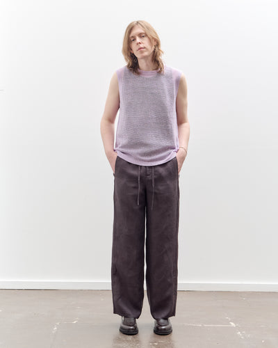Seya Double Face Relax Fit Pants, Mud Indigo