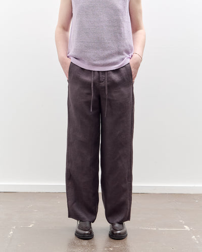 Seya Double Face Relax Fit Pants, Mud Indigo
