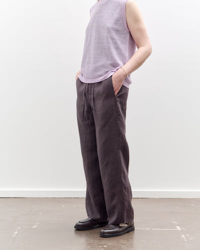 Seya Double Face Relax Fit Pants, Mud Indigo