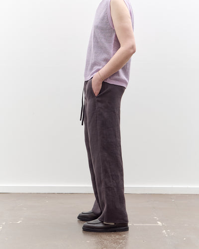 Seya Double Face Relax Fit Pants, Mud Indigo