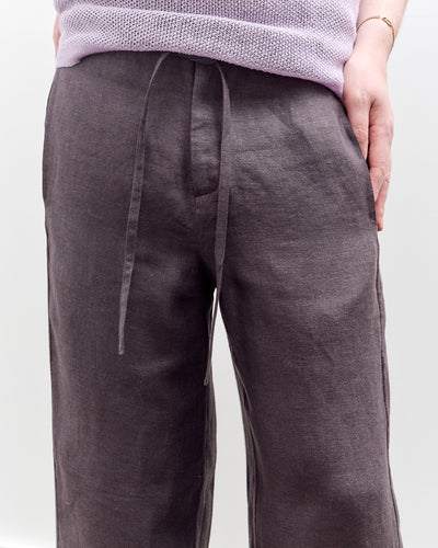 Seya Double Face Relax Fit Pants, Mud Indigo