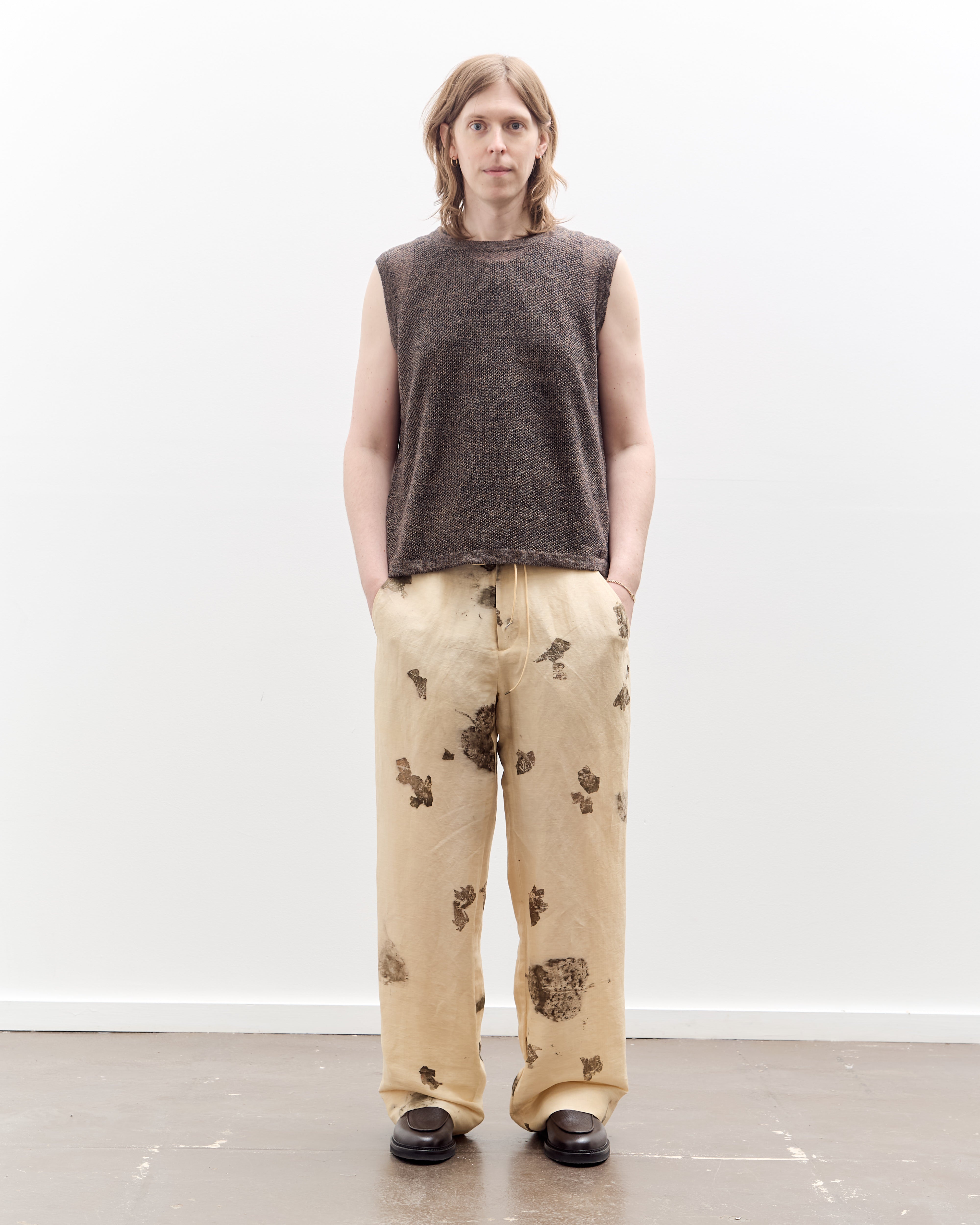 Seya Komorebi Vest, Mud Indigo Melange – Glasswing