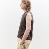 Seya Komorebi Vest, Mud Indigo Melange