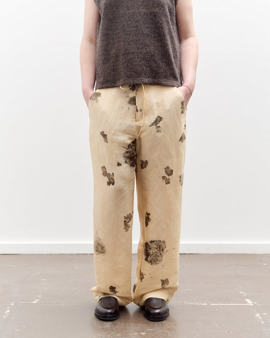 Seya Nam Ou River Trip Pants, Hand Leaf Print
