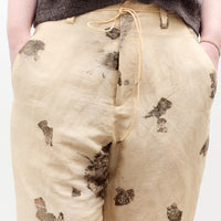 Seya Nam Ou River Trip Pants, Hand Leaf Print