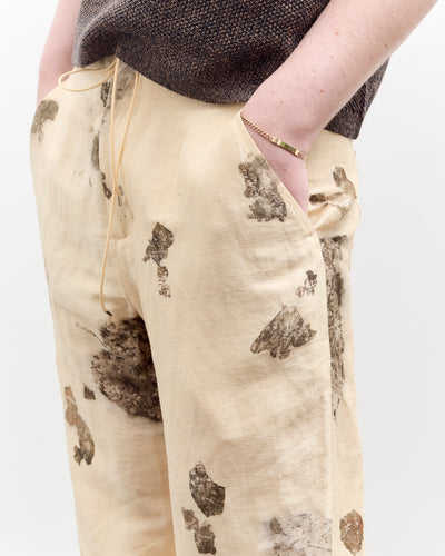 Seya Nam Ou River Trip Pants, Hand Leaf Print