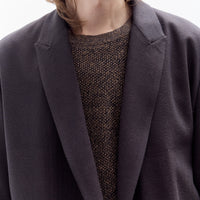 Seya Travel Tailored Jacket, Mud Indigo