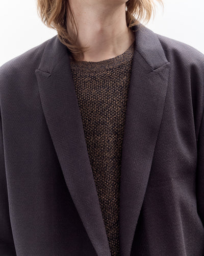 Seya Travel Tailored Jacket, Mud Indigo