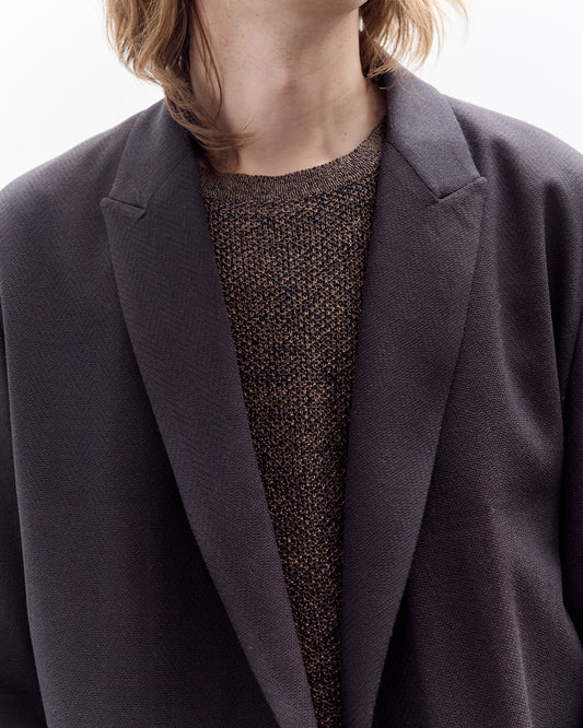 Seya Travel Tailored Jacket, Mud Indigo