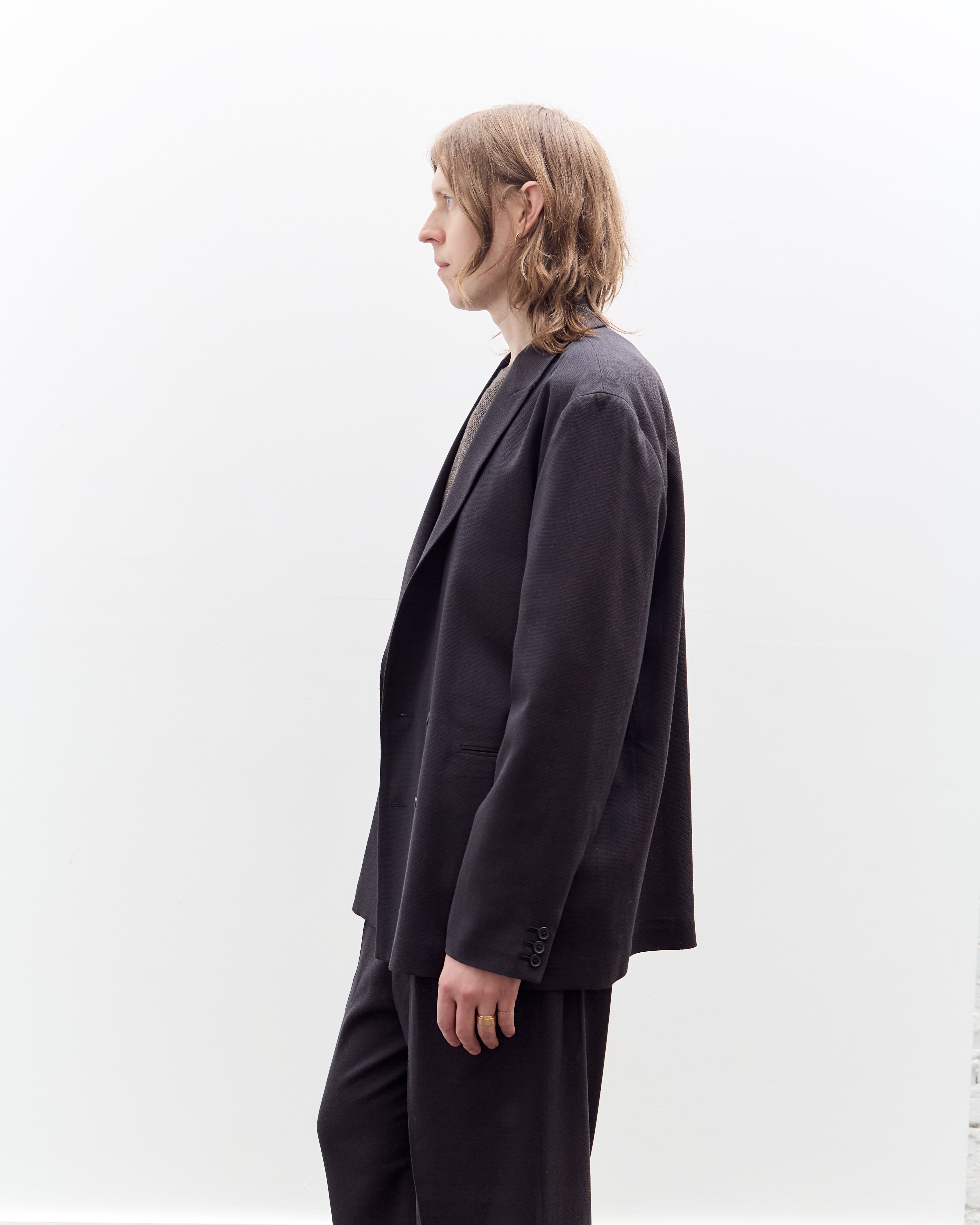 Seya Travel Tailored Jacket, Mud Indigo – Glasswing