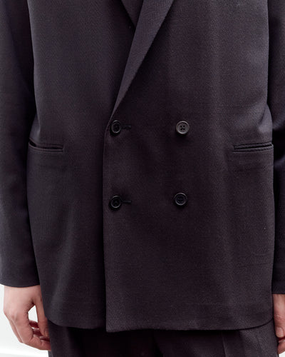 Seya Travel Tailored Jacket, Mud Indigo