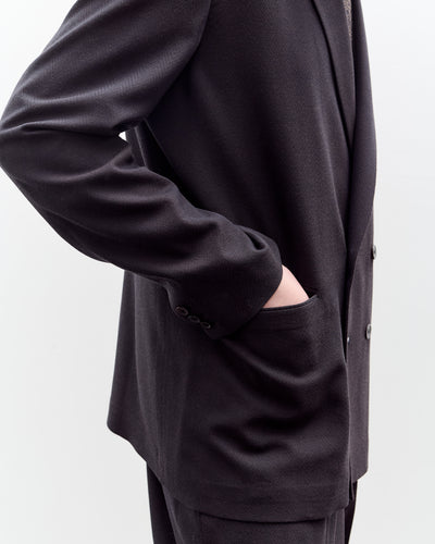 Seya Travel Tailored Jacket, Mud Indigo