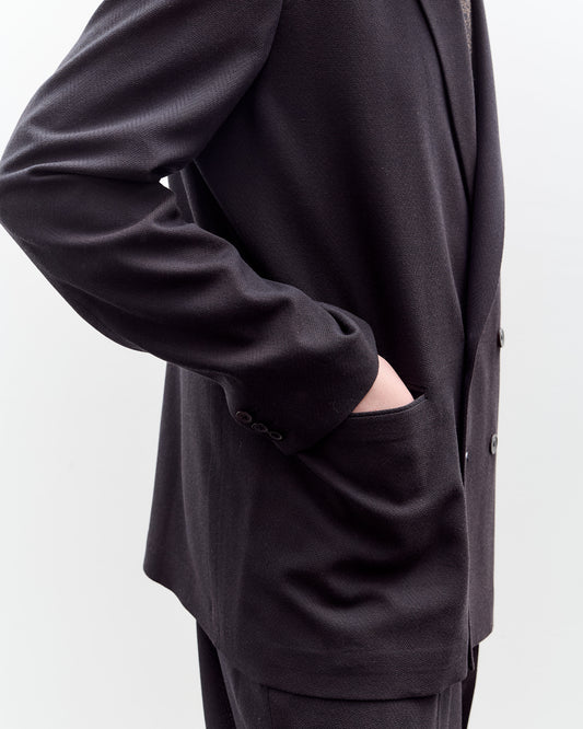 Seya Travel Tailored Jacket, Mud Indigo