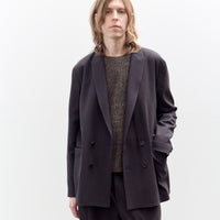 Seya Travel Tailored Jacket, Mud Indigo