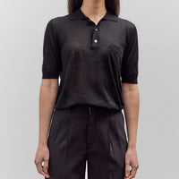 Seya Crispy Polo, Black