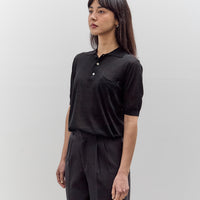 Seya Crispy Polo, Black