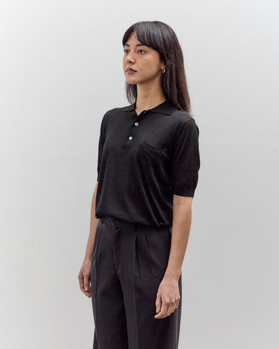 Seya Crispy Polo, Black