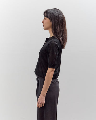 Seya Crispy Polo, Black