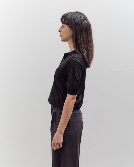 Seya Crispy Polo, Black