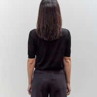 Seya Crispy Polo, Black