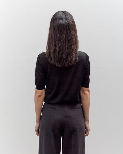 Seya Crispy Polo, Black