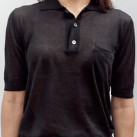 Seya Crispy Polo, Black