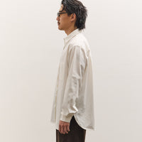 SEYA Frilled Shirt Unisex, White