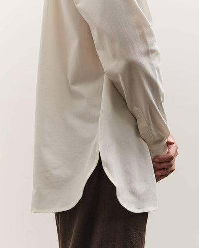 SEYA Frilled Shirt Unisex, White