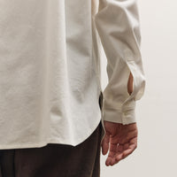 SEYA Frilled Shirt Unisex, White