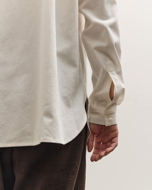 SEYA Frilled Shirt Unisex, White