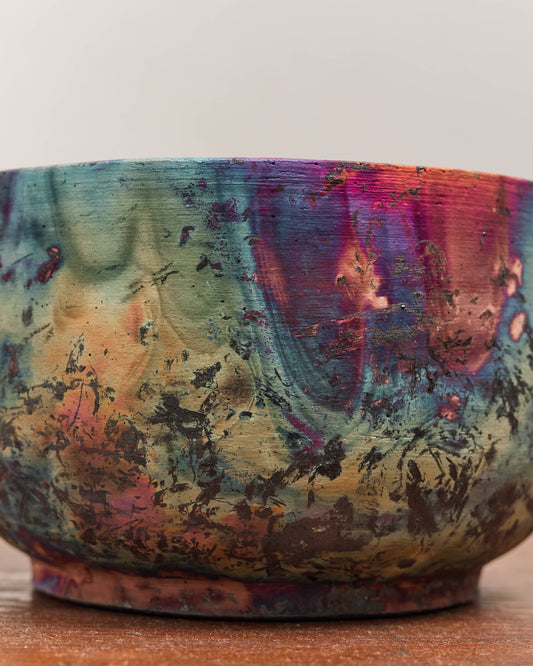 SEYA Patagonia Pottery - Round Bowl, Vivid Multi