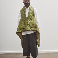 Sillage Padded Muffler Made From Military Warm Liner, Olive